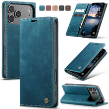Charger l&#39;image dans la galerie, Casekis Retro Wallet Case Blue
