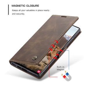 Casekis Retro Wallet Case For Galaxy S24 Ultra 5G