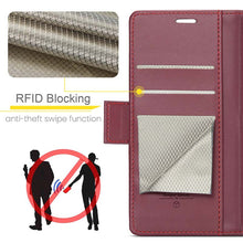 画像をギャラリービューアに読み込む, Casekis RFID Cardholder Phone Case Red
