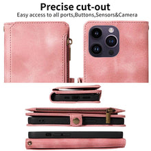 画像をギャラリービューアに読み込む, Casekis Zipper RFID Wallet Phone Case Pink
