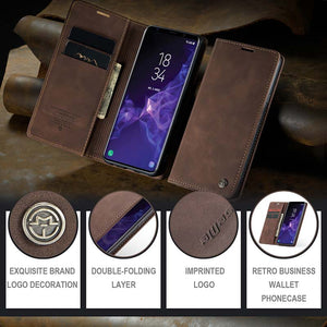 Casekis Retro Wallet Case For Galaxy S9 Plus