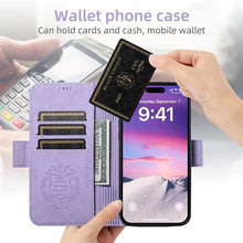 Cargar imagen en el visor de la galería, Casekis Leather Wallet Phone Case compatible with MagSafe Purple
