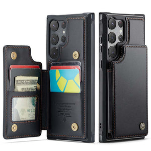 Casekis RFID Cardholder Wallet Phone Case Black
