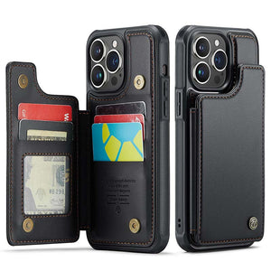 Casekis RFID Cardholder Wallet Phone Case Black