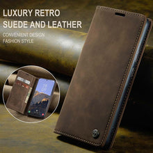 Load image into Gallery viewer, Casekis Retro Wallet Case For Galaxy S23 5G
