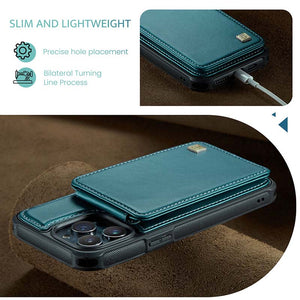 Casekis Flip Card Holder Phone Case Dark Teal