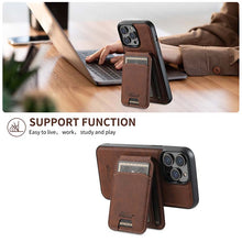 Muat gambar ke penampil Galeri, Casekis MagSafe Cardholder Detachable Phone Case Brown
