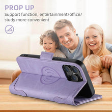 Cargar imagen en el visor de la galería, Casekis Leather Wallet Phone Case compatible with MagSafe Purple
