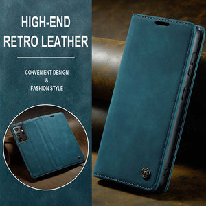 Casekis Carholder Retro Wallet Case For Galaxy S21 Ultra 5G