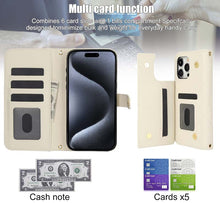 Load image into Gallery viewer, Casekis Crossbody RFID Wallet Phone Case White
