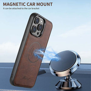 Casekis MagSafe Cardholder Detachable Phone Case Brown