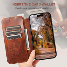 画像をギャラリービューアに読み込む, Casekis Leather Wallet MagSafe Phone Case Khaki
