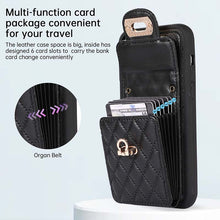 Load image into Gallery viewer, Casekis Crossbody Cardholder Phone Case Black
