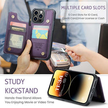画像をギャラリービューアに読み込む, Casekis RFID Cardholder Wallet Phone Case Purple
