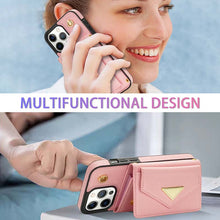 Load image into Gallery viewer, Casekis Multi-Slot Crossbody Fashion Phone Case Pink
