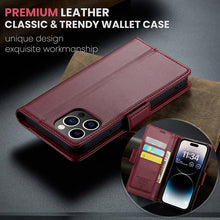 Load image into Gallery viewer, Casekis RFID Cardholder Phone Case Red
