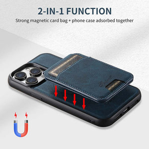 Casekis MagSafe Cardholder Detachable Phone Case Blue