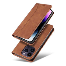 Cargar imagen en el visor de la galería, Casekis Fashion Magnetic Phone Case Brown
