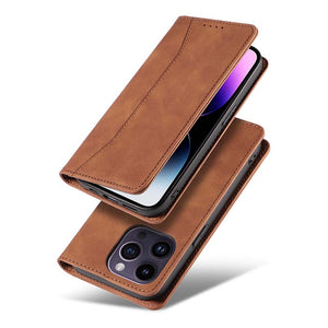 Casekis Fashion Magnetic Phone Case Brown