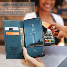 Load image into Gallery viewer, Casekis Carholder Retro Wallet Case For Galaxy S21 Ultra 5G
