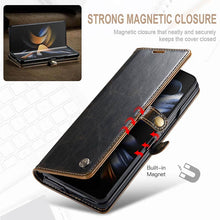 画像をギャラリービューアに読み込む, Casekis Galaxy Z Fold 4 5G Luxury Flip Leather Card Slots Phone Case
