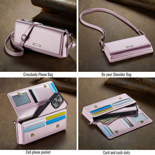画像をギャラリービューアに読み込む, Casekis Multifunctional Leather Crossbody Phone Bag Pink
