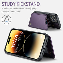 画像をギャラリービューアに読み込む, Casekis RFID Cardholder Wallet Phone Case Purple
