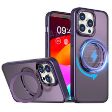 画像をギャラリービューアに読み込む, Casekis Anti-shock Magsafe Stand Phone Case Purple

