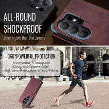 Charger l'image dans la galerie, Casekis Retro Wallet Case Red
