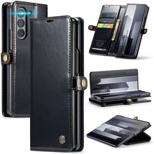 画像をギャラリービューアに読み込む, Casekis Luxury Flip Leather Card Slots Phone Case for Galaxy Z Fold 6 5G
