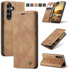 Load image into Gallery viewer, Casekis Retro Wallet Case For Galaxy S23 FE 5G
