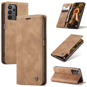 Casekis Retro Wallet Case for Galaxy A13 4G