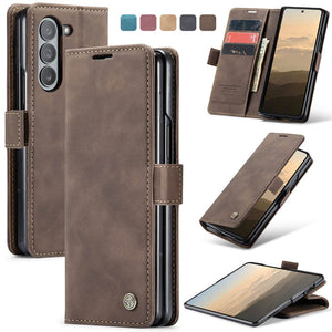 Casekis Retro Wallet Case For Galaxy Z Fold6 5G