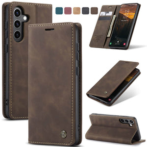 Casekis Retro Wallet Case For Galaxy S24 Plus 5G