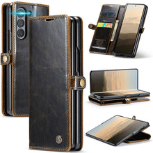 画像をギャラリービューアに読み込む, Casekis Luxury Flip Leather Card Slots Phone Case for Galaxy Z Fold 6 5G
