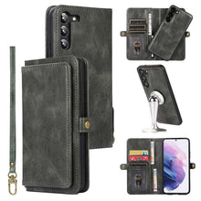 Lade das Bild in den Galerie-Viewer, Casekis Magnetic Detachable 9 Cards Leather Phone Case for Galaxy S23

