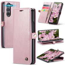 画像をギャラリービューアに読み込む, Casekis Luxury Flip Leather Card Slots Phone Case for Galaxy Z Fold 6 5G
