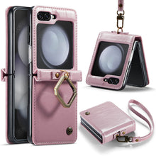 Load image into Gallery viewer, CASEKIS Leather Phone Case For Galaxy Z Flip 5 5G
