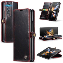 画像をギャラリービューアに読み込む, Casekis Galaxy Z Fold 4 5G Luxury Flip Leather Card Slots Phone Case
