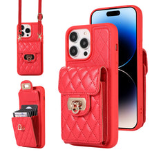Load image into Gallery viewer, Casekis Crossbody Cardholder Phone Case Red
