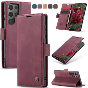 Casekis Retro Wallet Case For Galaxy S24 Ultra 5G