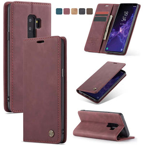 Casekis Retro Wallet Case For Galaxy S9 Plus