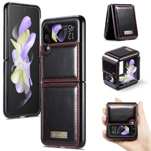 Muat gambar ke penampil Galeri, CASEKIS Galaxy Z Flip 4 5G Luxury Flip Leather Phone Case
