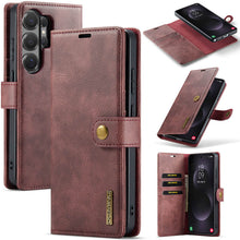 Load image into Gallery viewer, Casekis Detachable Leather Wallet Phone Case Red
