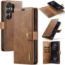 Load image into Gallery viewer, Casekis Detachable Leather Wallet Phone Case Brown
