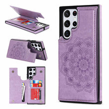 Load image into Gallery viewer, Casekis Mandala Embossed Phone Case Purple
