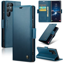 画像をギャラリービューアに読み込む, Casekis RFID Cardholder Phone Case Blue
