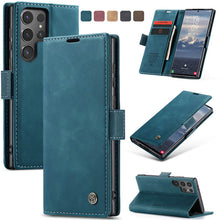 Muat gambar ke penampil Galeri, Casekis Retro Wallet Case Blue
