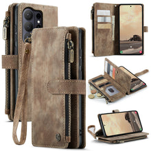 Charger l'image dans la galerie, Casekis Leather Zipper Phone Case Brown
