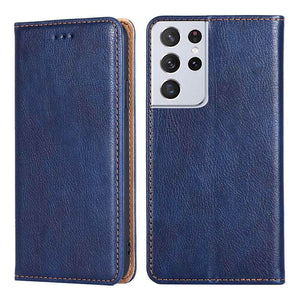 Leather Magnet Flip Wallet Phone Case For Samsung Galaxy - Casekis